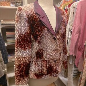 Vintage Crushed Velvet Blazer